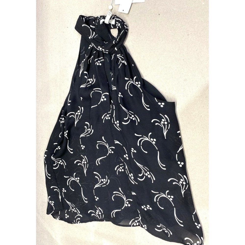 Joie Women's Black Silk Halter Blouse -- XXS -- NWTS - Picture 4 of 5